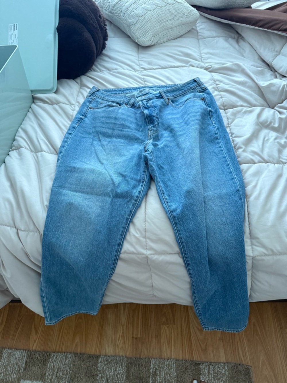 Old Navy Light Blue Women's Straight Leg Jeans